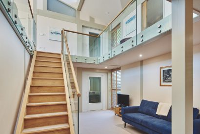 The entrance hall at Beach View, Pembrokeshire
