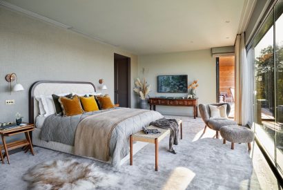 A double bedroom at The Reserve, Cotswolds