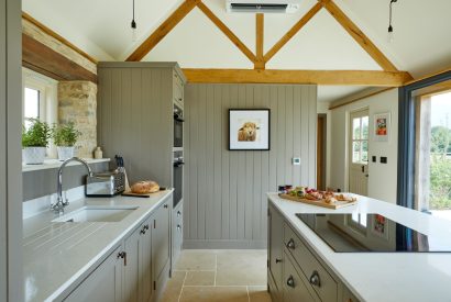 The kitchen at Milk Barn, Cotswolds