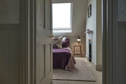 A double bedroom at Lakeside Manor, Cotswolds