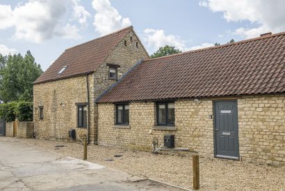 The exterior of The Milking Parlour, Wiltshire 