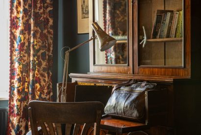 The writing desk at The Townhouse Sherborne, Dorset