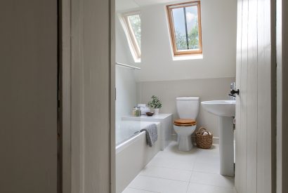 The bathroom at Fairmile Cottage, Oxfordshire
