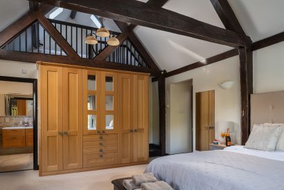 A bedroom at Lake House, Powys