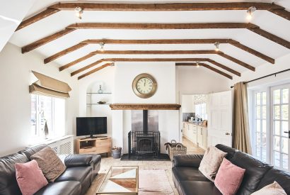 The living room at Flock Cottage, Welsh Borders