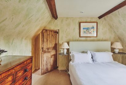 A double bedroom at Withington Grange, Cotswolds 