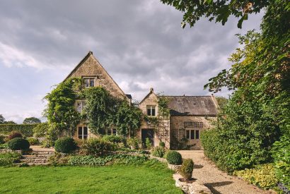 The exterior of Withington Grange, Cotswolds 