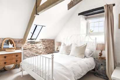 A double bedroom at Chapel Cottage, Pembrokeshire