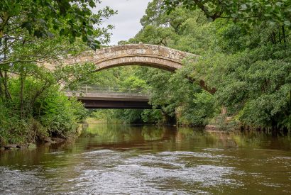 A historical canal bridge near to High Moor Cottage, Yorkshire