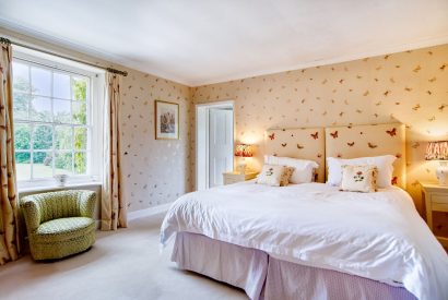 A double bedroom at Hockham Grange, Norfolk Coast