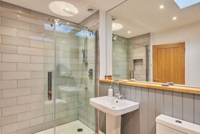A bathroom at Oakfield, Somerset
