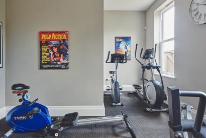 The gym at Oakfield, Somerset