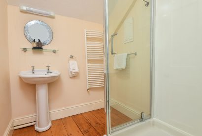 A bathroom at Plas Newydd, Llyn Peninsula
