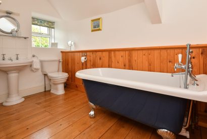 The bathroom at Plas Newydd, Llyn Peninsula