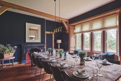 The dining room at The Old Vicarage, Lake District
