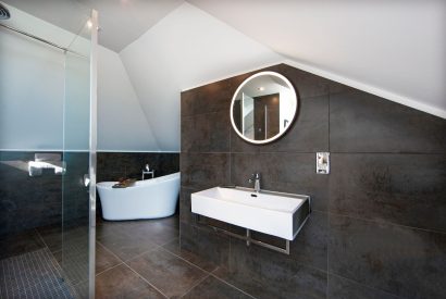 A bathroom at Oban House, Argyll and Bute