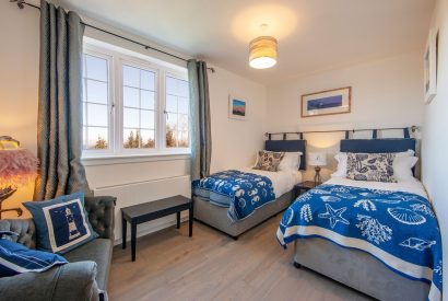 A twin bedroom at Oban House, Argyll and Bute