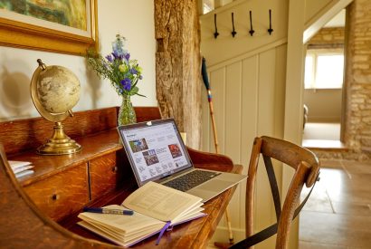 A desk at Orchard Stable, Cotswolds