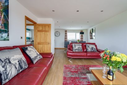 The lounge at Ty Llewelyn, Llyn Peninsula