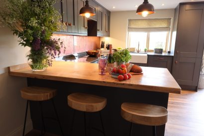 The kitchen at The Blended Barn, Cotswolds