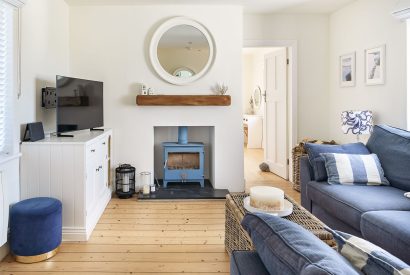 The living room at Y Wenffrwd, Abersoch