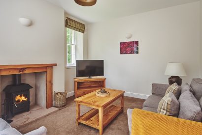 The living room at Middle Lodge, Cumbria