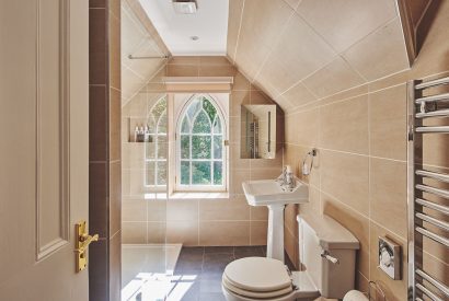 A bathroom at Middle Lodge, Cumbria