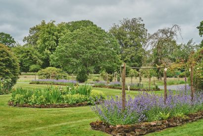 The gardens at Middle Lodge, Cumbria
