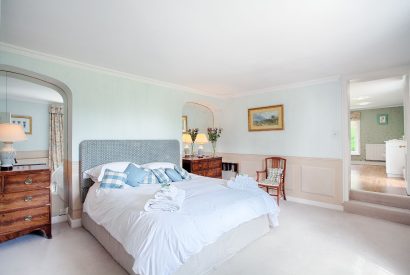 A double bedroom at Hockham Grange, Norfolk Coast