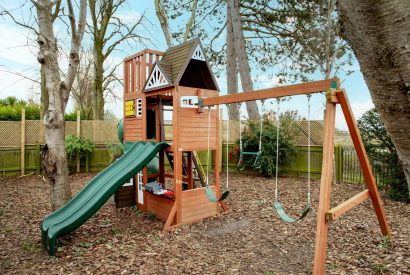 The play area at Sunset Cottage, Kent