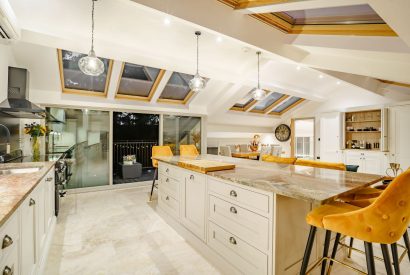 The kitchen at Skyfall, Cheshire
