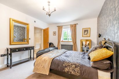 A double bedroom at Skyfall, Cheshire