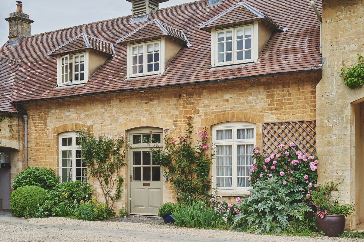 The exterior of Barrett-Browning Cottage, Cotswolds