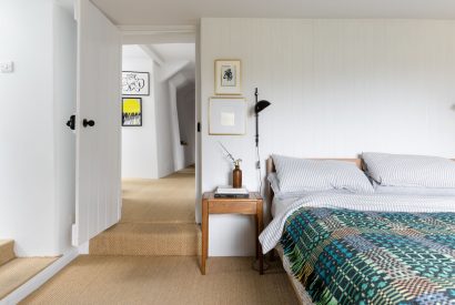 A double bedroom at Clover House, Bude, Cornwall