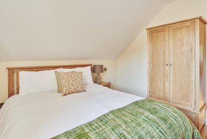 A double bedroom at The Byre, Welsh Borders