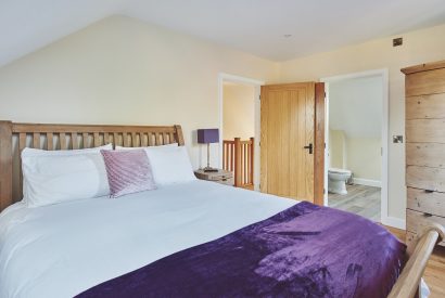 A double bedroom at The Byre, Welsh Borders