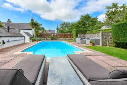 The swimming Pool at Plas Newydd, Llyn Peninsula