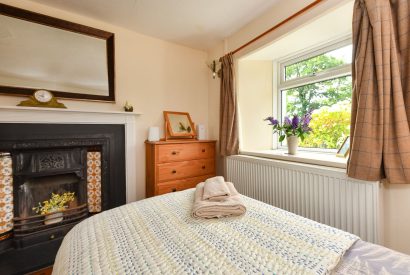 A bedroom at Plas Newydd, Llyn Peninsula