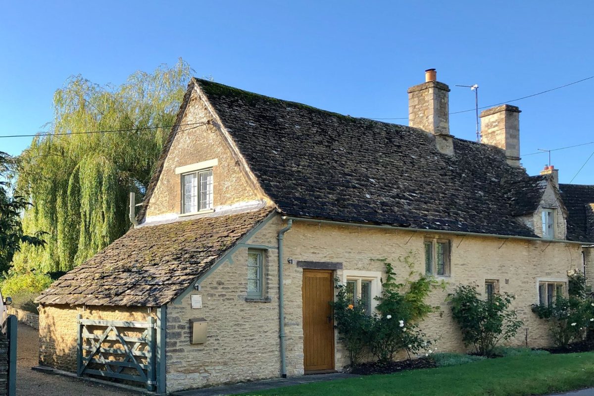 The exterior of Willow Cottage, Cotswolds