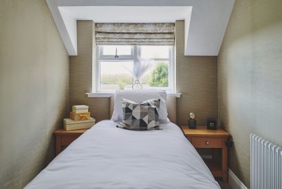 A single bedroom at Sandy Hill Farm, Staffordshire