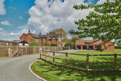 The exterior at Sandy Hill Farm, Staffordshire