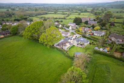 Overhead view of The Lodge at Leigh, Dorset