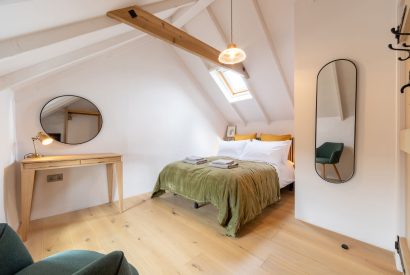 A double bedroom at Skylark, Bradworthy, Devon