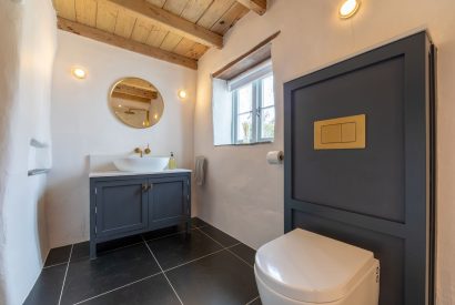 The shower room at Skylark, Bradworthy, Devon