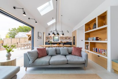 Open plan living space at Skylark, Bradworthy, Devon
