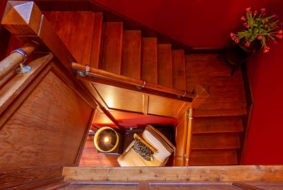 The staircase at Oban House, Argyll and Bute