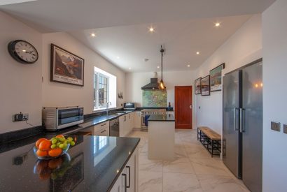 The cooks kitchen at Oban House, Argyll and Bute