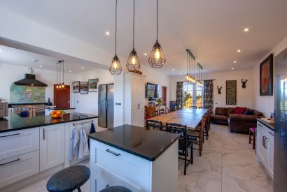 The kitchen dining room at Oban House, Argyll and Bute