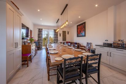 The dining room at Oban House, Argyll and Bute