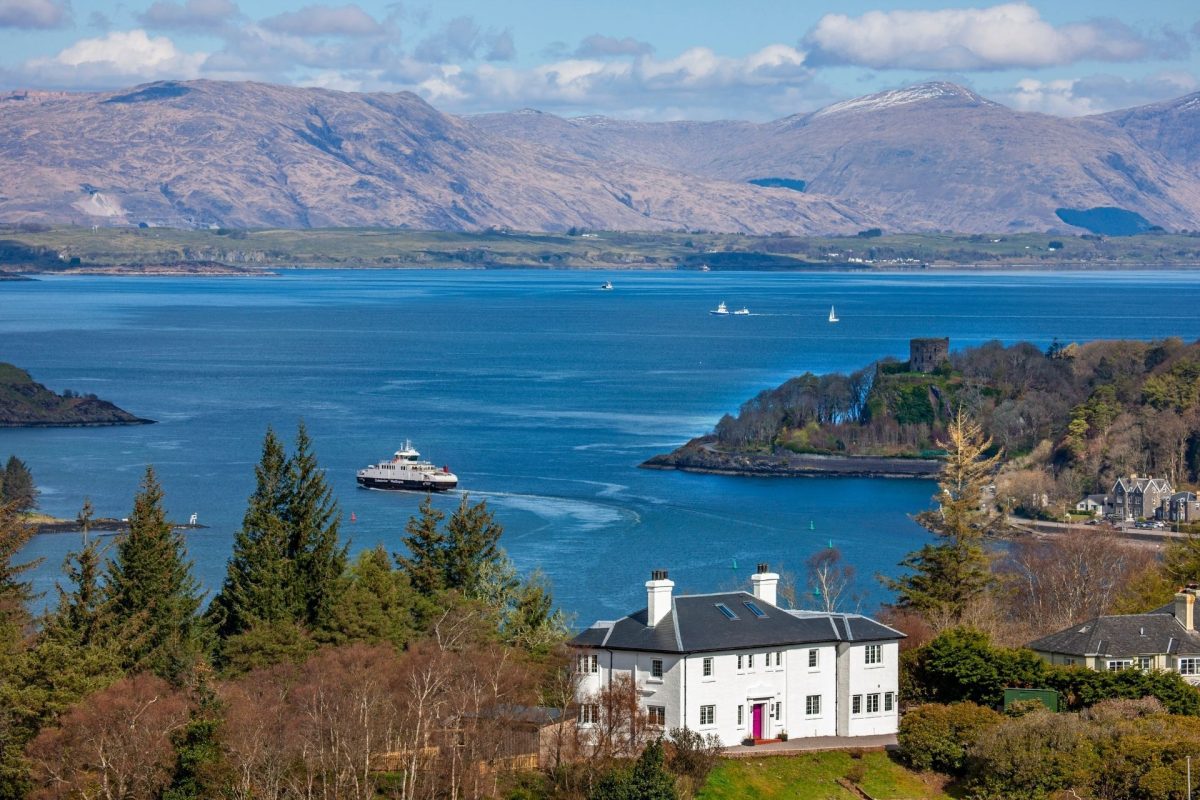 The exterior at Oban House, Argyll and Bute